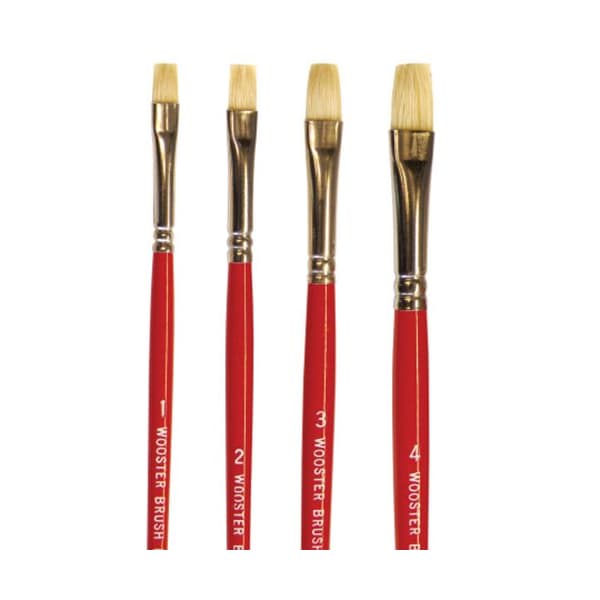 Wooster #1 Artist White China Bristle, Paint Brush F1622 - main